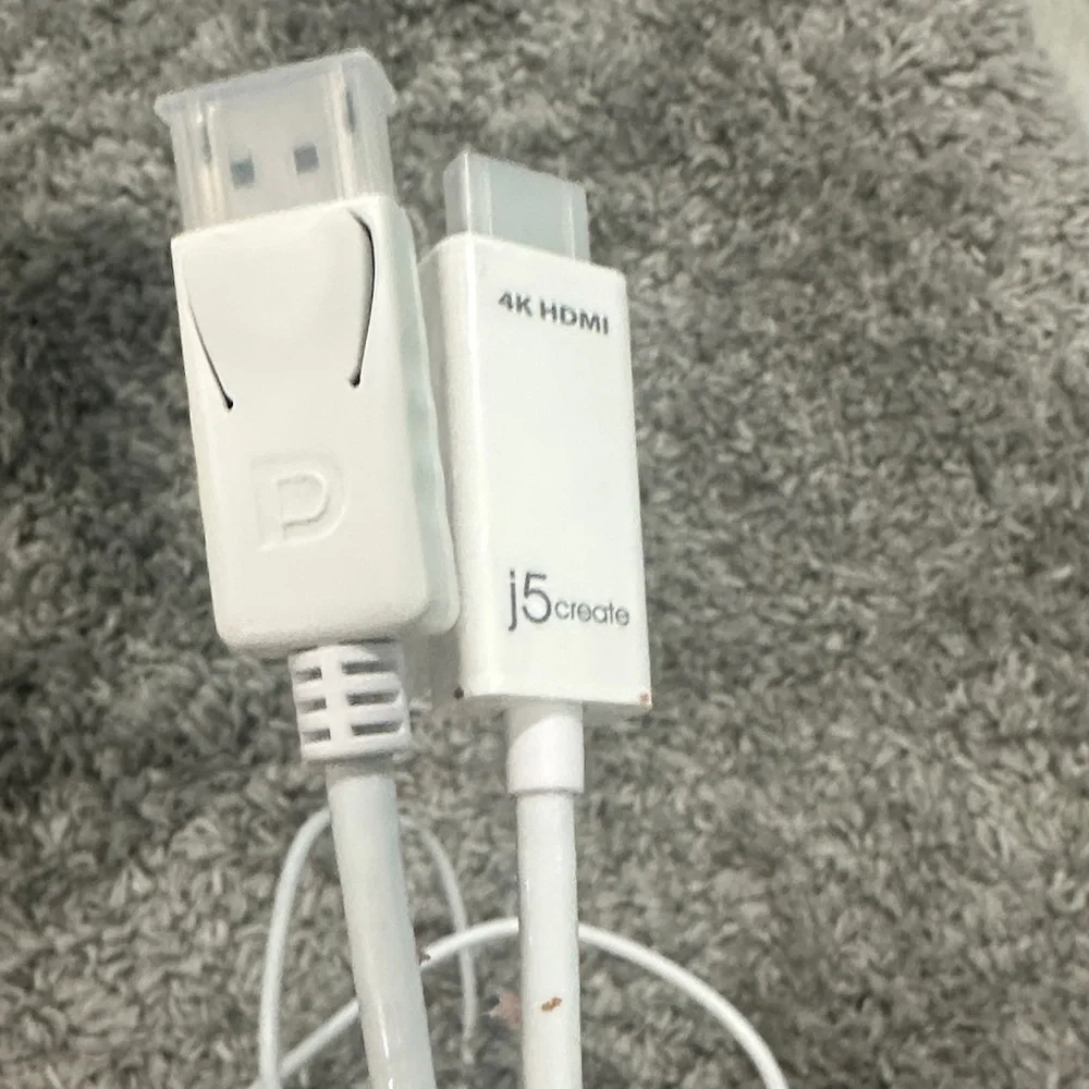 White USB Cable